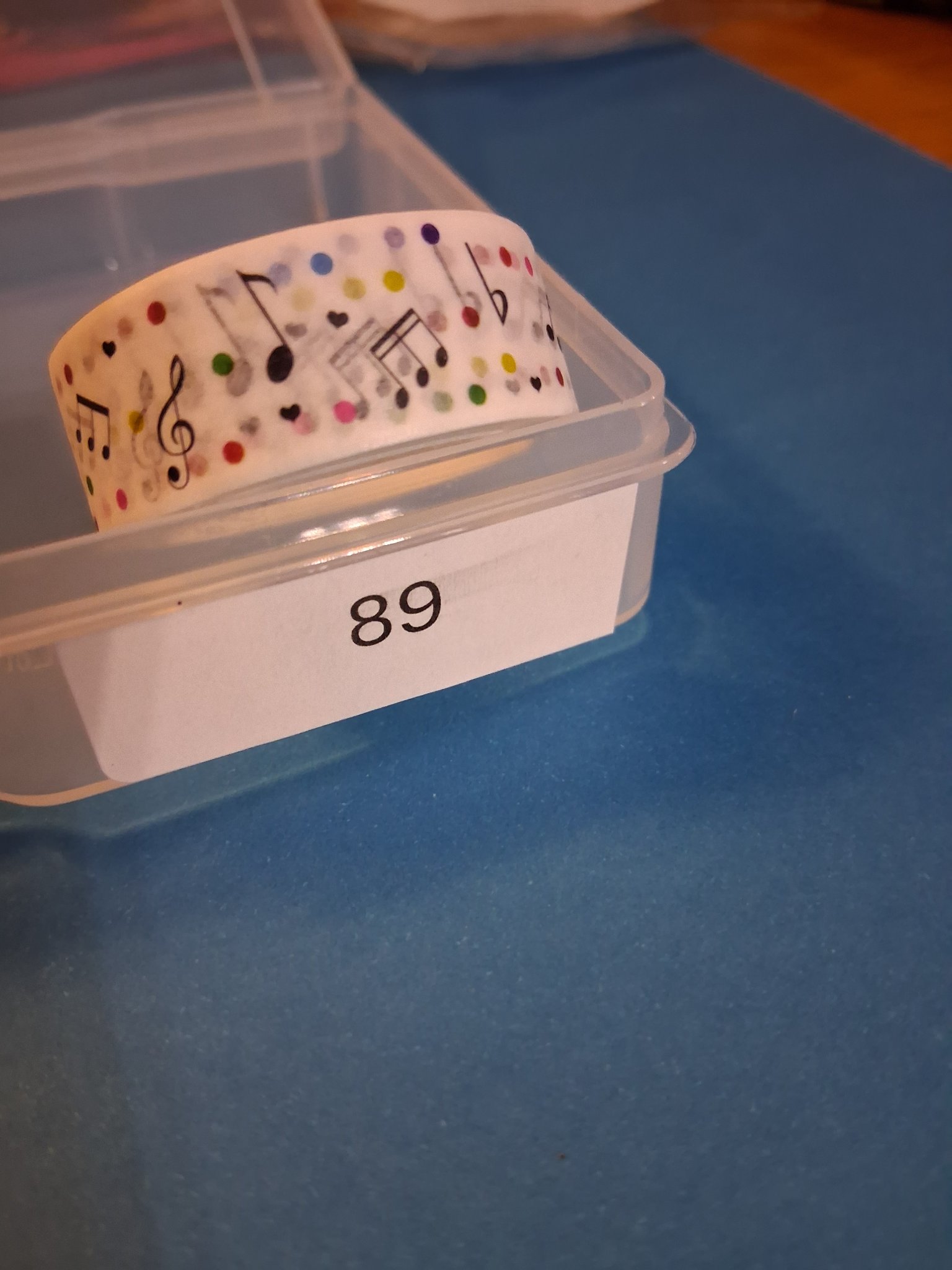 Addon — 89I Music Notes Washi Tape (colorful dots)